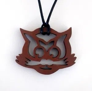 Kitten Face Pendant