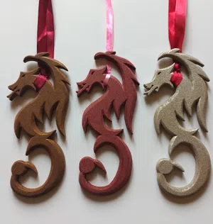 Wooden Dragon Wall Decor - Symbol of 2024