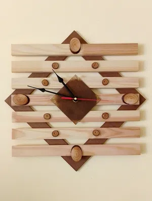 Wooden Wall Clock