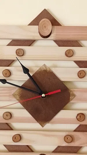 Wooden Wall Clock