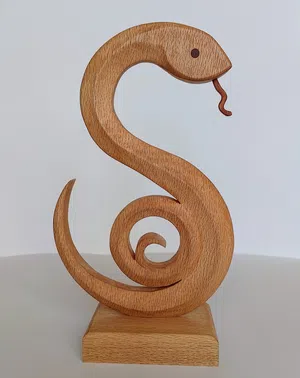 The new edition of my charming wooden snake