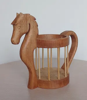 Wooden Horse Cup Holder Wooden Horse Cup Holder