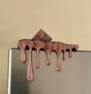 Melting Chocolate – Handmade Wooden Sculpture Melting Chocolate – Handmade Wooden Sculpture