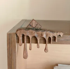Melting Chocolate – Handmade Wooden  Sculpture