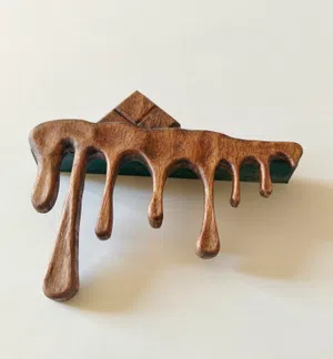 Melting Chocolate – Handmade Wooden  Sculpture