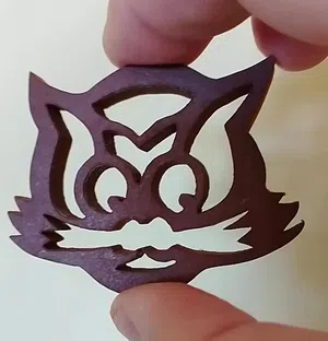 Kitten Face Pendant