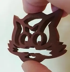 Kitten Face Pendant